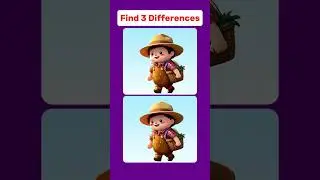 Only Genius Can Find All The Differences #findthedifference #spotthediference #puzzlegame
