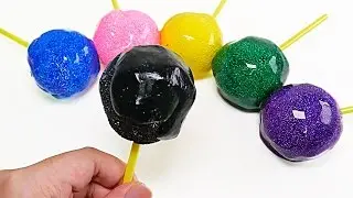 DIY How To Make Colors Foam Clay Ball Candy Toy For Kid