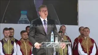 Fjalimi nga Mitrovica, Vuçiq lavdëron Millosheviqin - 09.09.2018 - Klan Kosova