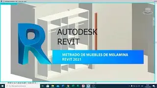 MODELAR Y METRAR muebles de MELAMINA en Revit2021!