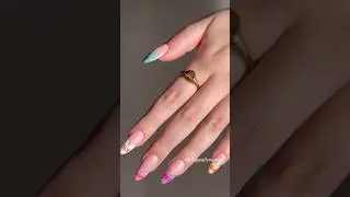 Candy heart nails have a different look. #classynailcouture #viralshort #trandingshort #ytshorts