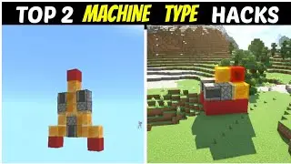 I play Miniecraft but try Minecraft top 2 machine hacks #minecraft #subscribe #video 