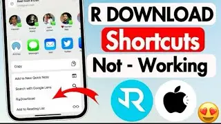 r download shortcut cannot connect to gallery | r download not working