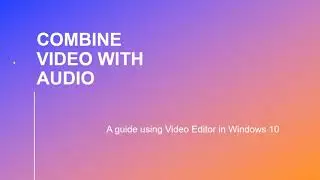 Adding new audio to a video on a PC