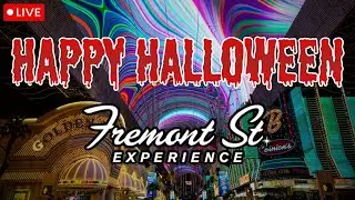 🔴#LIVE FROM DOWNTOWN LAS VEGAS I HAPPY HALLOWEEN I FREMONT STREET #Vegas #LasVegas #Halloween