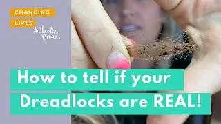 How to tell if your dreadlocks are real human hair or synthetic
