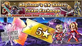 Final Fantasy Brave Exvius - Beginner's Select Ticket!