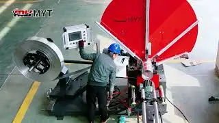 MYT&reg; MYTF-1500 HVAC spiral duct machine round duct making machine