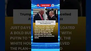 Trump-Putin Talks Cancelled After Budapest Buzz