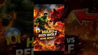 &ldquo;Red Wolf ने Hulk को डराया&hellip; लेकिन देखो Hulk कैसे लड़ता है! 😎🔥&rdquo;#shorts