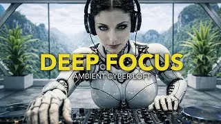 Deep Focus & Flow State Music &ndash; Ambient Electronic DJ Set | Female Robot in Cyber Loft