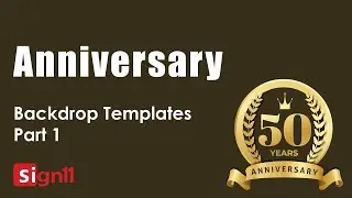 Anniversary Backdrop Templates Part 1