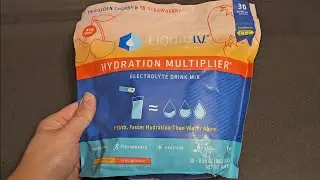 Costco Sale Item Review Liquid I.V. IV Golden Cherry & Strawberry Electrolyte Drink Mix Taste Test