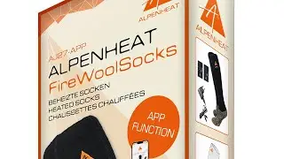 Alpenheat AJ27 FIRE SOCKS mit APP (deutsch) - Beheizte Socken - VERKAUFSVIDEO