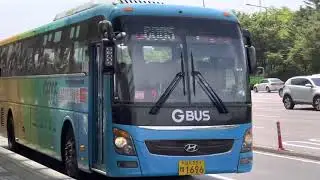 G6005번 버스 여의도 버스 환승센터 도착