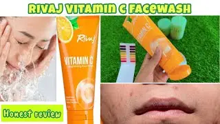 Rivaj UK Vitamin C Facewash Review 🍊✨| Rivaj Face Wash PH Test 😱