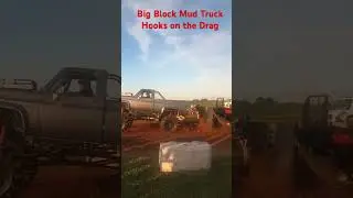 Big Block Chevy Mud Truck Hooks on the Drag at Truck Pulls