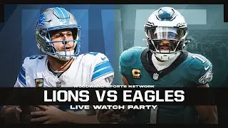 DETROIT LIONS VS. PHILADELPHIA EAGLES LIVE WATCH PARTY | NFL WEEK TEN | Sunday November 16th, 2025