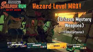 [Sp3 Salmon Run] HLM on Jammin' Salmon Junction [Grizzco Mystery Weapons]