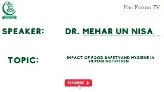 A way forward to food quality and food safety in pakistan international webinar