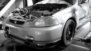 600WHP 477WTQ H22 89mm bore Sleeved Turbo SC61 Tuned by BTPerformance