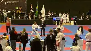 Patrick Cavalcante Jonas nas semifinais do campeonato paulista de karat&ecirc; 2022