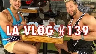 VLOG #139 - One Day in LA: Frühstück, Training im Golds Gym, Core Workout & more!