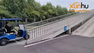 XUNHU golf cart 20% climb test - 2 seater golf cart
