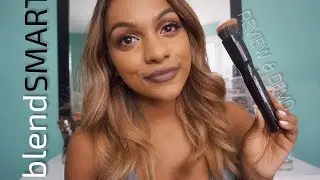 blendSMART Rotating Makeup Brush | First Impression + Review & Demo | sashaxsabrina