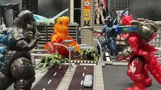 GODZI BURST STOPMOTION SHORT ANIMATION!!! 