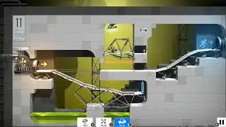 Bridge Constructor Portal - Level 11 Walkthrough