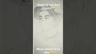 Watch till end 😁 #bts #tinytan #sketch #v #jk#jin #kimtaehyung #jeonjungkook #kimseokjin