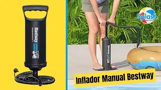 C&oacute;mo Usar el Inflador (bomba) Manual Bestway Paso a Paso