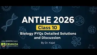 ANTHE 2026 Biology PYQs 🔬 | Previous Year Questions with Solutions | Class 8 | By Dr. Kajal