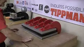 Don shows how the Clicker can cut business card and pictures with a die using registration pins.