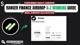 Ranger Finance Airdrop Full A-Z Guide || First Perp DEX on Solana Blockchain Airdrop &ndash; Huge Profit 💰
