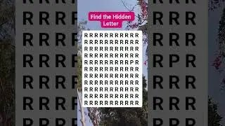 Find the Hidden Letter #brainteaser #search #find