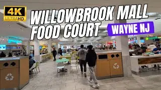 a (4K) Visit to the Willowbrook Mall food Court! #mall