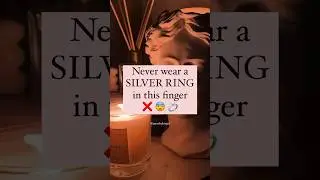 Never wear silver ring in this finger #youtube #trending #never
