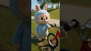 Labubu Stops the Rolling Bike 🚲 | A Quiet Act of Kindness