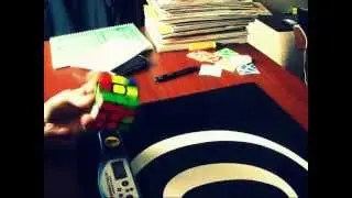 One-handed solve 21,83 by PSpeedcuber