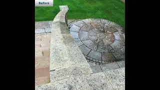 19PFM - Before and after - patio cleaning