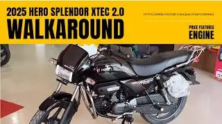 2025 Hero Splendor Plus Xtec Review New Model - New Features On Road Price?