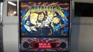 METALLICA PRO PINBALL MACHINE - BY STERN 2013