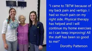 PT SUCCESS STORY Dorothy Patterson