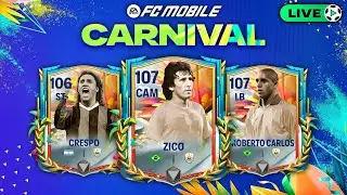 🚨FC Mobile LIVE : CARNIVAL Events is Here‼️Huge TEAM UPGRADE, Pack OPENING & More! #fcmobile #live