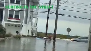 Surfing a Kayak Erin Hurricane Action Ackless Style