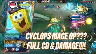 CYCLOPS MAGE OP?? FULL CD & DAMAGE!!! - Mobile Legends