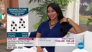 Jay King Sterling Silver Ruby Bead Necklace