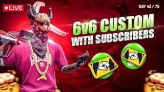 🔴6 v 6 CUSTOM ROOM WITH SUBSCRIBER !! UID CHACK  ROAD TO 4K ❤🥰
